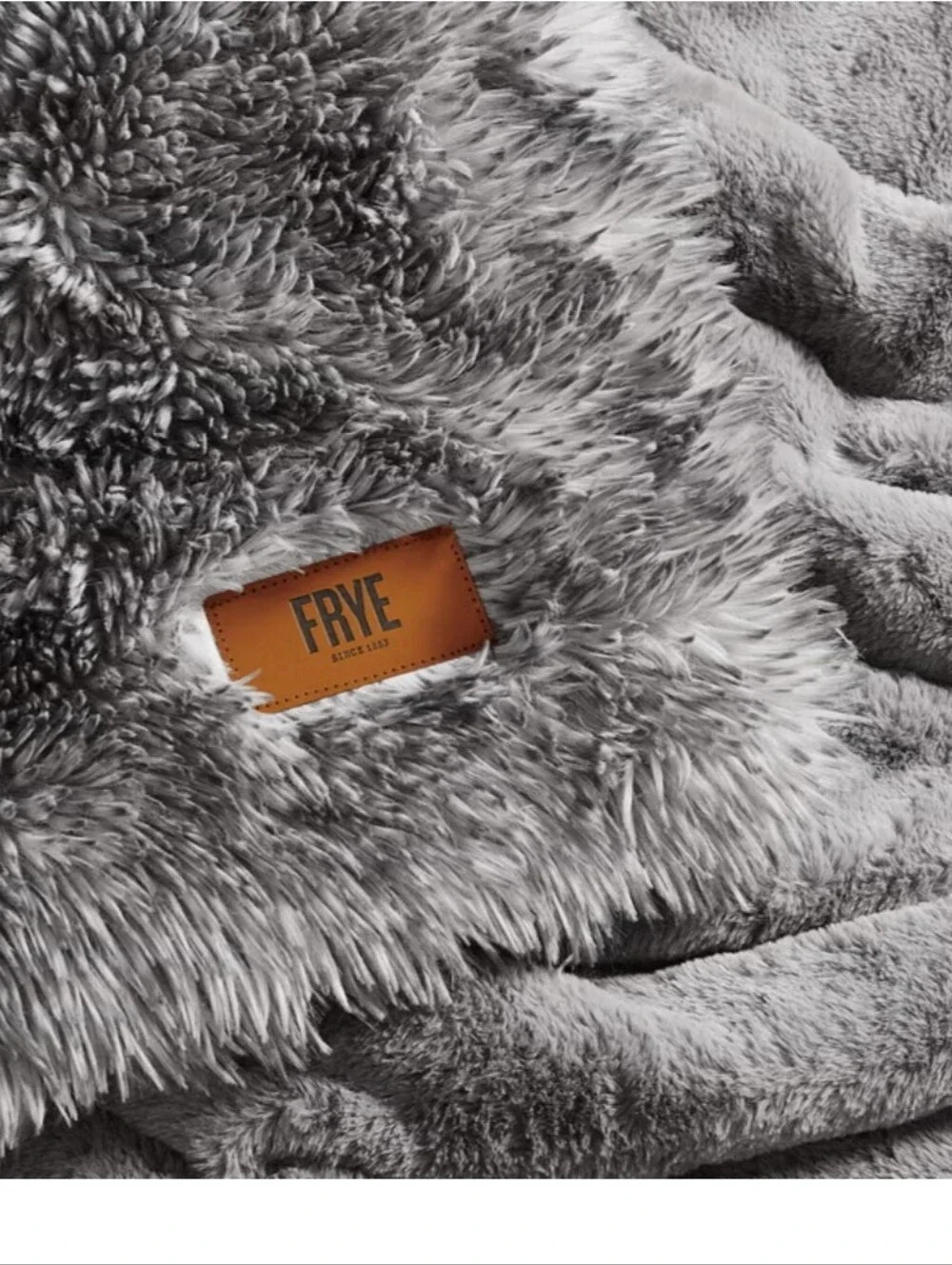 FryeFRYE Arctic Luxe Faux Fur Throw 60